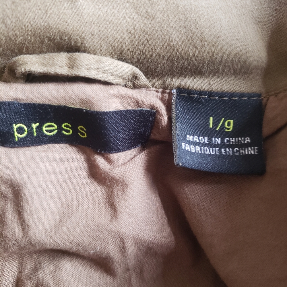 Lightweight Utility Jacket Olive L - image 3